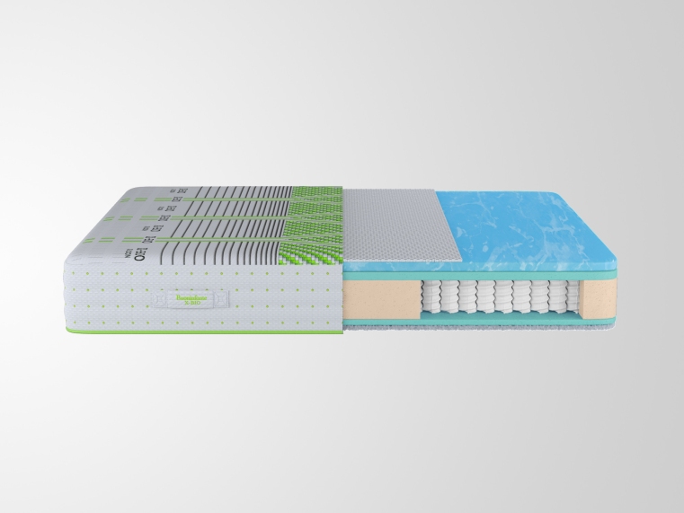 X-Bio Silicon - Pocketed Spring Mattress